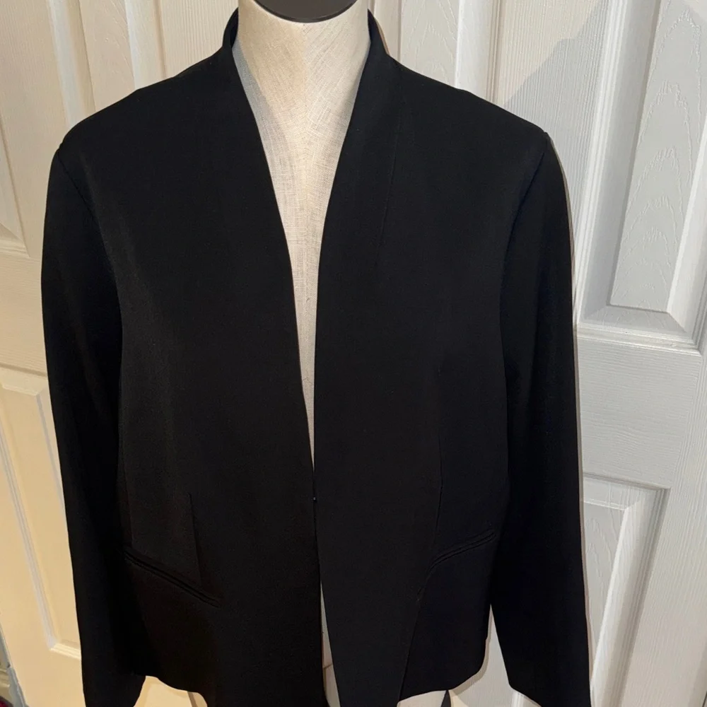 Womens‎ J. Crew Classic Black Blazer size 22